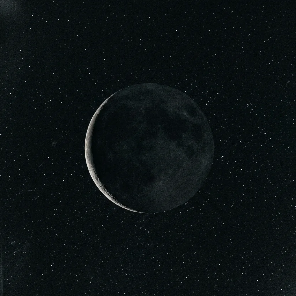 Neumond feine Sichel